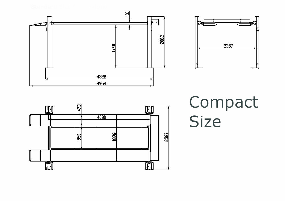 Lift Giant Electric Release Four Post Parking Lift – Standard & Compact