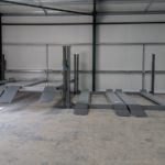 Double Wide 4 Post Car Lift for Vehicle Storage