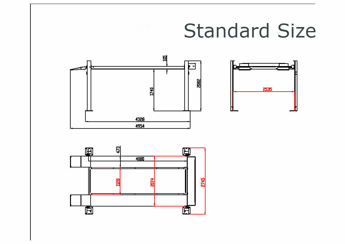 Lift Giant Electric Release Four Post Parking Lift – Standard & Compact