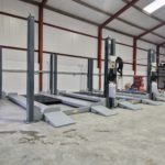 Standard 4 Post Car Lift With Manual Release
