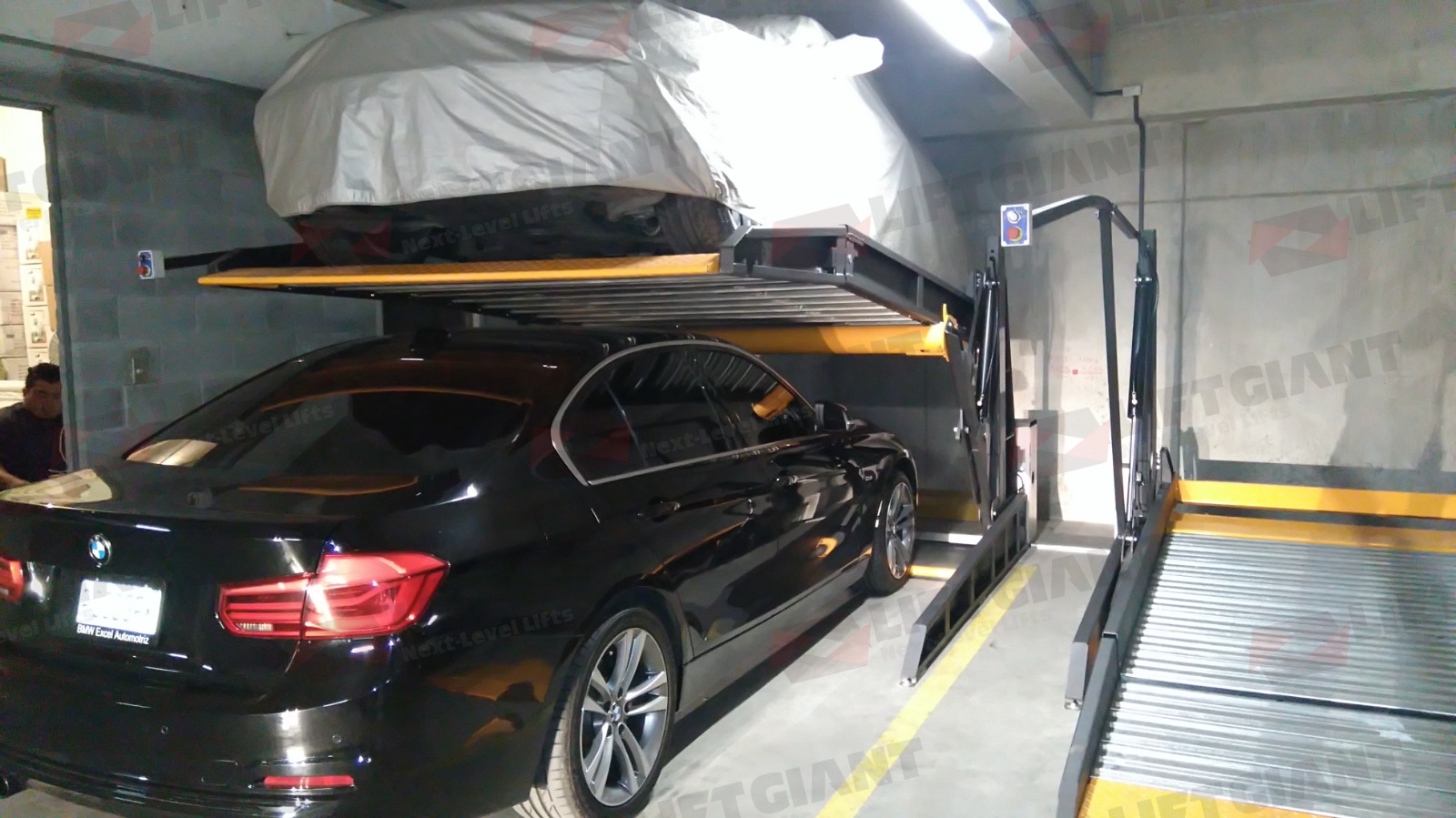 Tilting Two-Post Parking Lift
