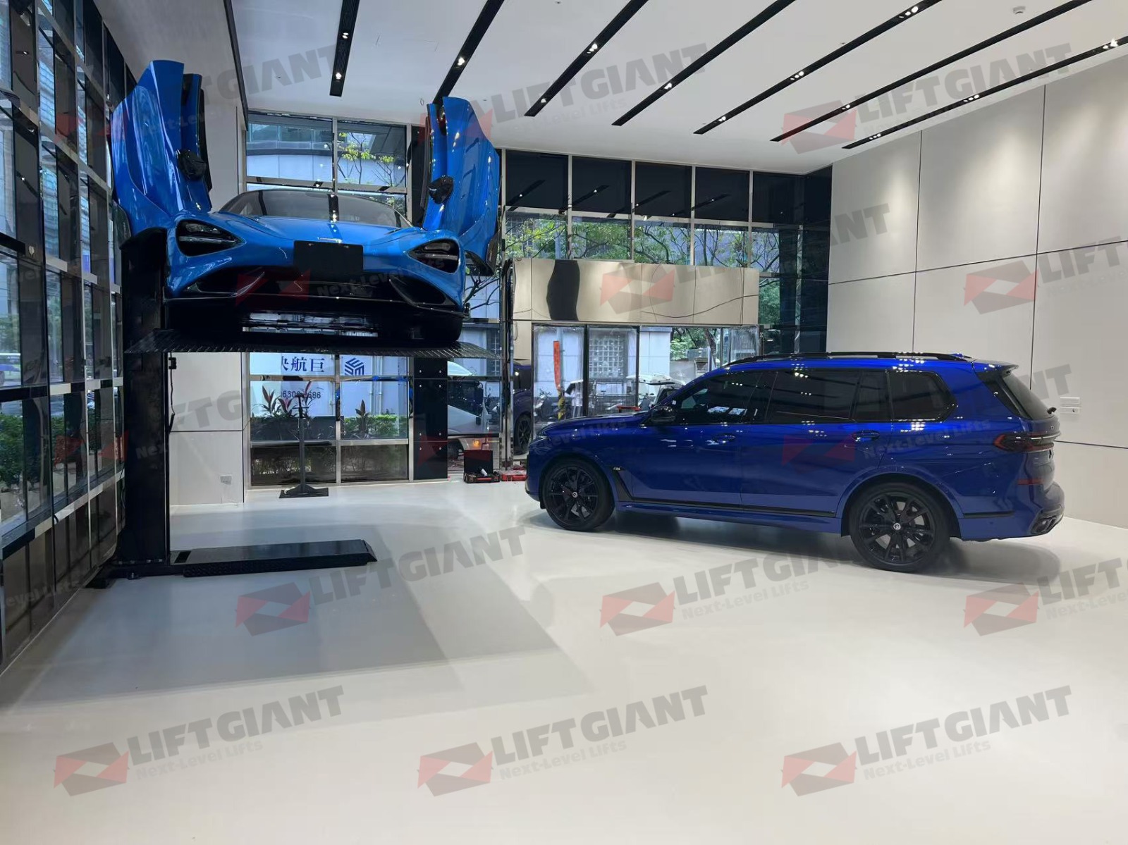 Single Post Parking Lift – 2,000kg Car Stacker