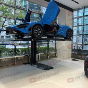 Single Post Parking Lift – 2,000kg Car Stacker
